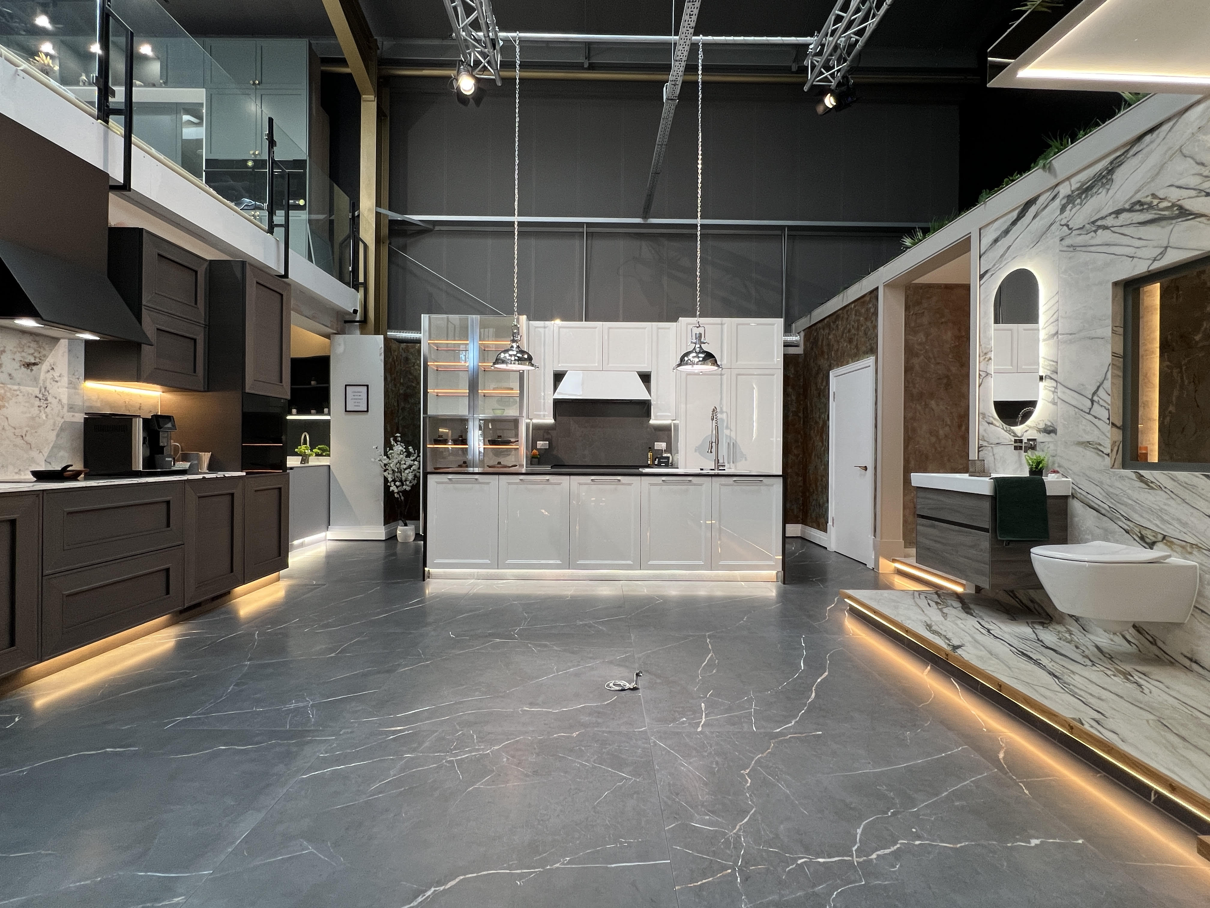 Editorial hero view of The Ratio showroom.